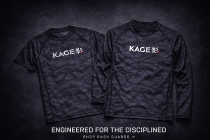 KAGE compression rash guard for MMA and no-gi