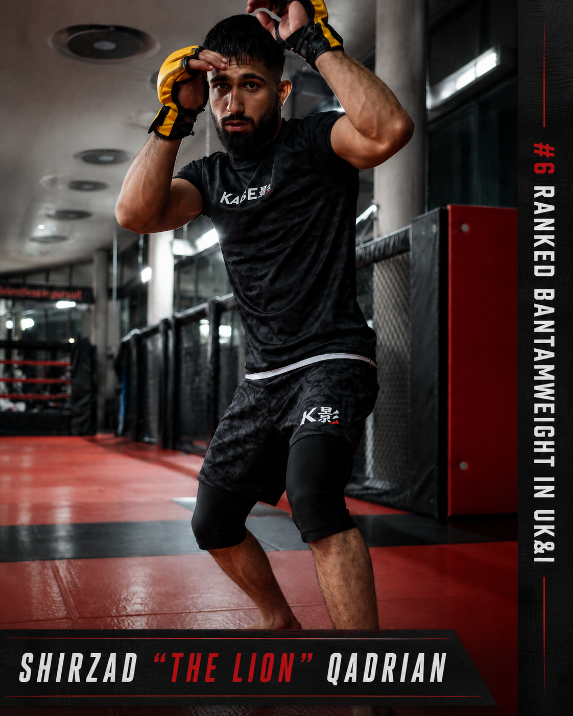 Shirzad Qadrian KAGE rash guard mma set